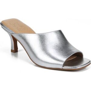 Silver Women's Mule Heels